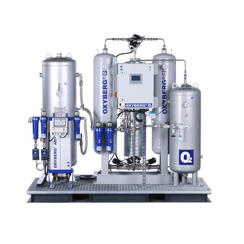 Generatore di ossigeno PSA - OXYBERG®500 - 800 - BERG Kompressoren GmbH - di alta purezza / medico / di processo