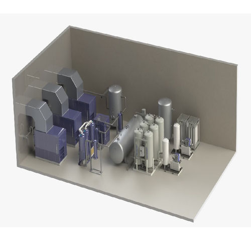 Generatore di ossigeno e di azoto medico - BERG Kompressoren GmbH - per l'industria agroalimentare / per l'industria elettronica / su skid
