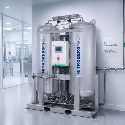 Generatore di ossigeno e di azoto per l'industria farmaceutica - NITROBERG - BERG Kompressoren GmbH - condizionamento / da laboratorio / di produzione