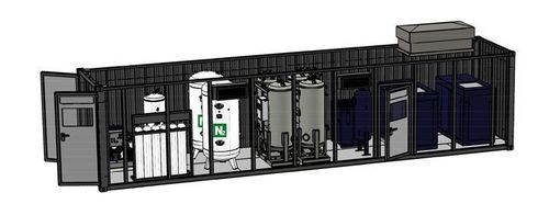 Generatore di azoto industriale - N₂ BOX 1700 - BERG Kompressoren GmbH - per l'industria farmaceutica / condizionamento / per l'industria agroalimentare