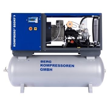Compressore a vite - KOMPBERG® BSDKF15 - BERG Kompressoren GmbH - d'aria / con motore elettrico / fisso
