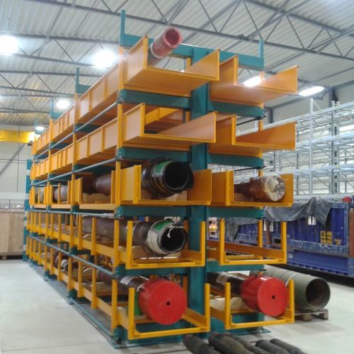 Scaffalatura per movimentazione - JUMBO  - THIEL Storage and Handling Systems - con ripiani / regolabile / a doppia faccia