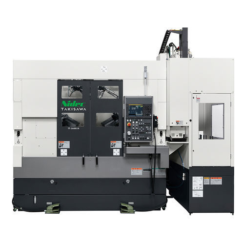 Tornio CNC - TT-2600Ⅱ series - TAKISAWA - orizzontale / 2 assi / a due mandrini
