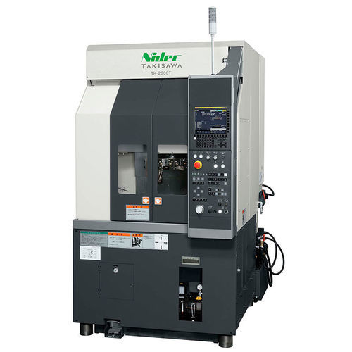 Tornio CNC - TK-2600 - TAKISAWA - verticale / 8 utensili / per produzioni di massa