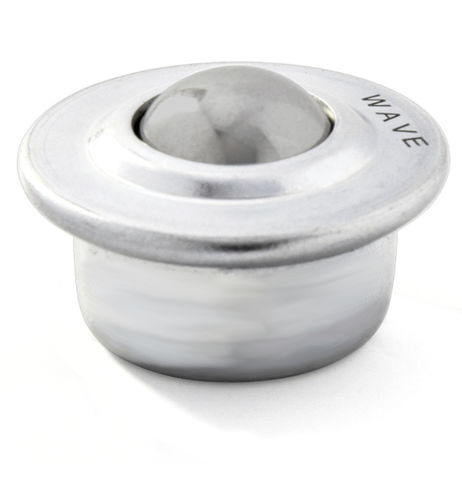 Sfera portante in acciaio - KU-22 IK - WAVE - in acciaio inossidabile / a zoccolo cilindrico