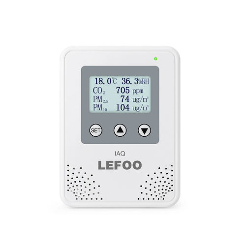 Trasmettitore per controllo di qualità dell'aria da interno - LFG60 - LEFOO Group - CO2 / PM10 / temperatura