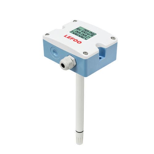 Sensore di temperatura e di umidità relativa - LFH30 - LEFOO Group - installato su condotto / Pt1000 / RS-485