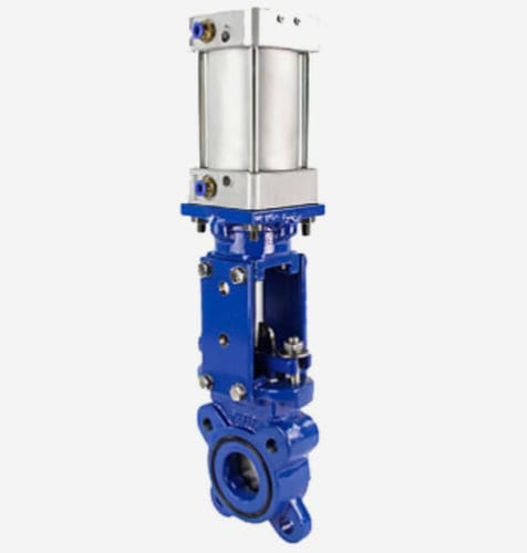 Valvola a ghigliottina - D040-06711 - SIMPLE VALVE, S.L. - a comando pneumatico / di regolazione / di arresto