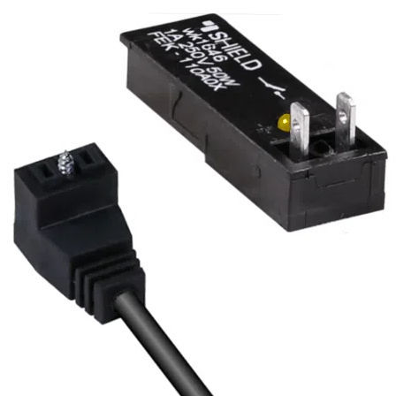Interruttore di prossimità reed - FEK - PONY SRL - rettangolare / in poliammide / con sorgente di luce LED