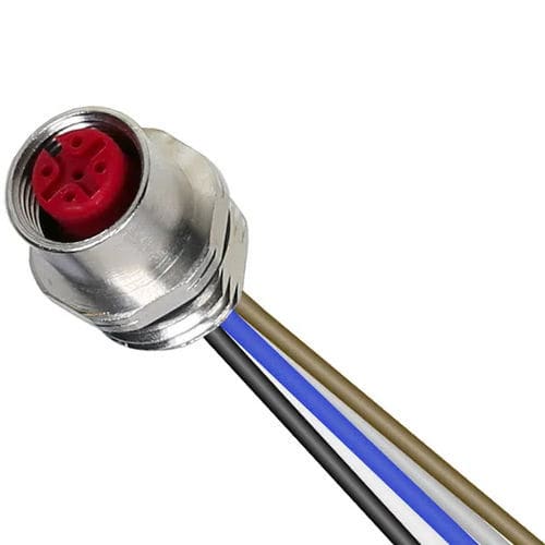 Connettore di alimentazione elettrica - RDEM - PONY SRL - rotondo / ad inserimento / M12