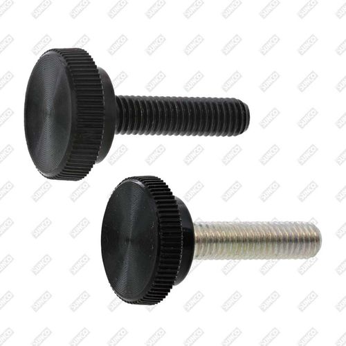 Manopola filettata - A0-4150 - Sunco Industries - zigrinata / arrotondata