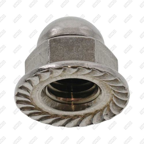 Dado esagonale - N0-0035 - Sunco Industries - a collarino / autofrenato / acciaio