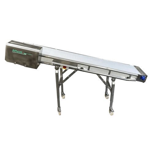Trasportatore a nastro - Affeldt Fördertechnik GmbH - inclinato / da trasporto / per l'industria agroalimentare