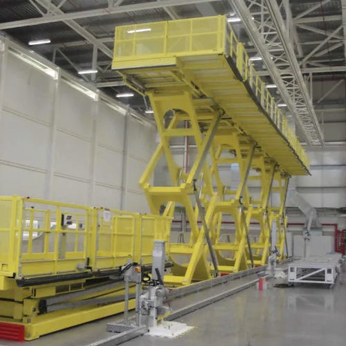 Piattaforma da lavoro - Wasser Schnitt, S.L. - per applicazioni aeronautiche / semovente