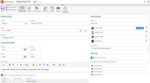 Software di gestione - Meeting - SoftExpert - di pianificazione / di processo / collaborativo