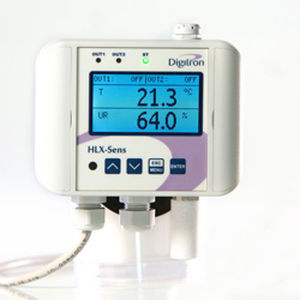 Apparecchio di monitoraggio di temperatura - HLX-SENS - Digitron Italia srl - di umidità / di misura / per HVAC