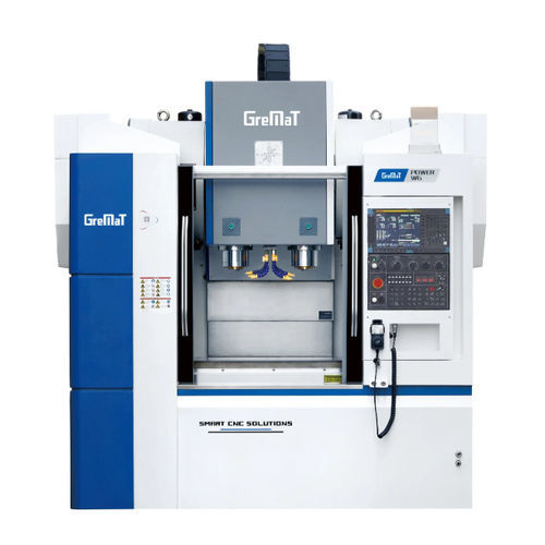 Fresatrice CNC 3 assi - Power W6  - Nanjing Genvan Intelligent Equipment Co. Ltd. - verticale / con tavola rotante / a due mandrini