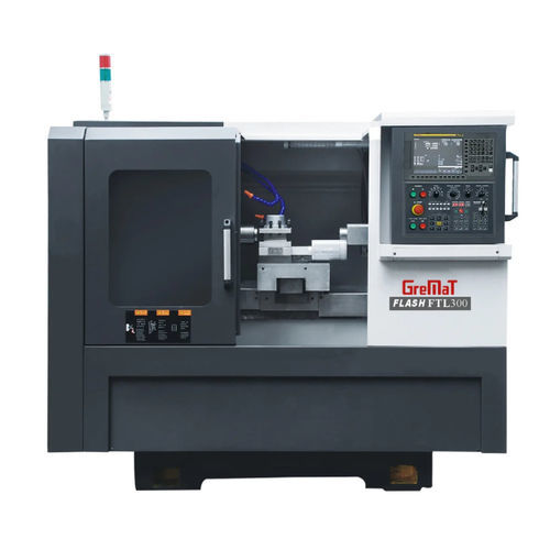 Centro di tornitura CNC - FTL300 Flash  - Nanjing Genvan Intelligent Equipment Co. Ltd. - a base piana / A2-5 / 12 utensili