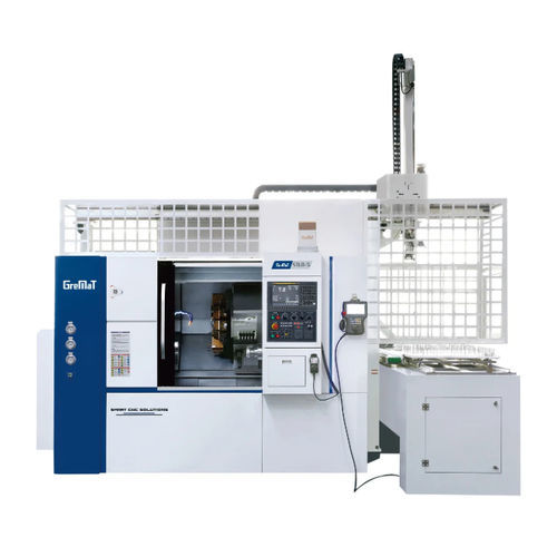 Centro di tornitura CNC - STL8-S - Nanjing Genvan Intelligent Equipment Co. Ltd. - 3 assi / con bancale inclinato / a due mandrini