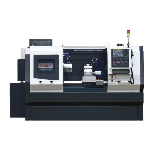 Centro di tornitura CNC - FTH6140  - Nanjing Genvan Intelligent Equipment Co. Ltd. - 2 assi / con bancale inclinato / A2-6