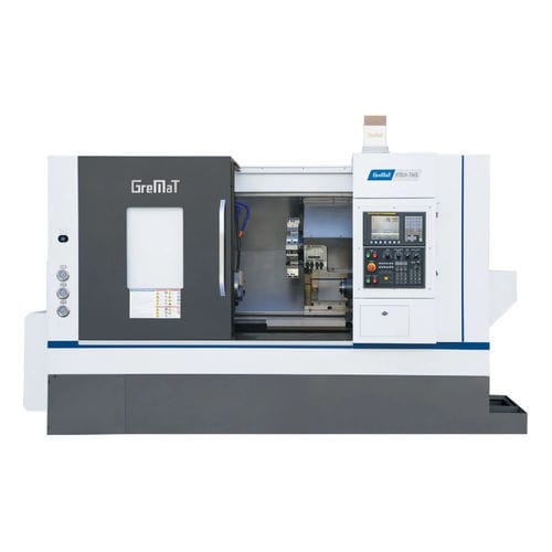 Centro di tornitura CNC - STH10-750B - Nanjing Genvan Intelligent Equipment Co. Ltd. - 2 assi / con bancale inclinato / A2-8