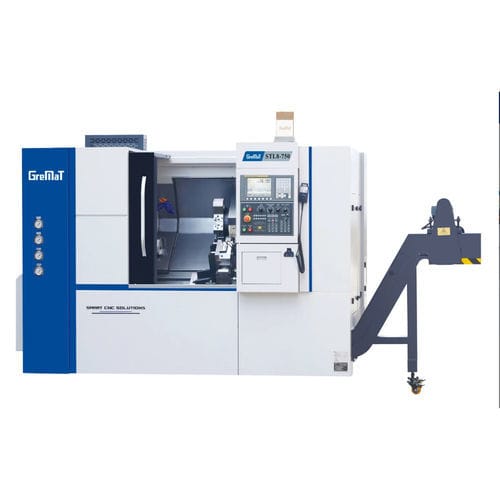 Centro di tornitura CNC - STL8-750 - Nanjing Genvan Intelligent Equipment Co. Ltd. - 2 assi / con bancale inclinato / A2-6