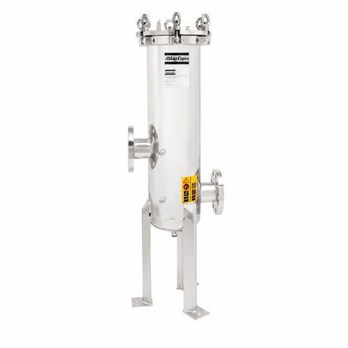 Carter per filtro multicartuccia - IGH - Atlas Copco Process Filtration - monocartuccia / per gas / in acciaio inossidabile