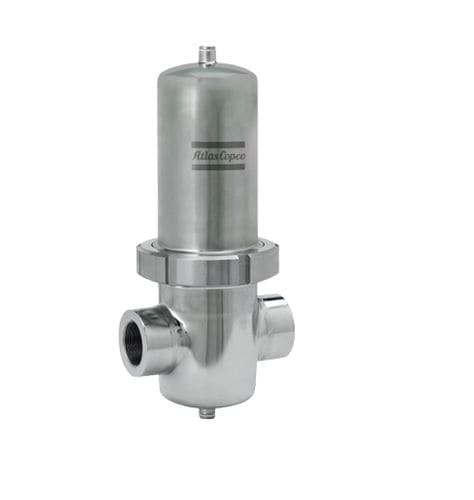 Carter per filtro monocartuccia - IFH - Atlas Copco Process Filtration - per liquido / per gas / in acciaio inossidabile