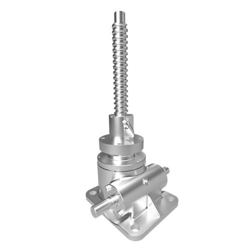 Martinetto meccanico con base - Weingrill S.r.l. - con vite a sfere / a vite senza fine / in ghisa