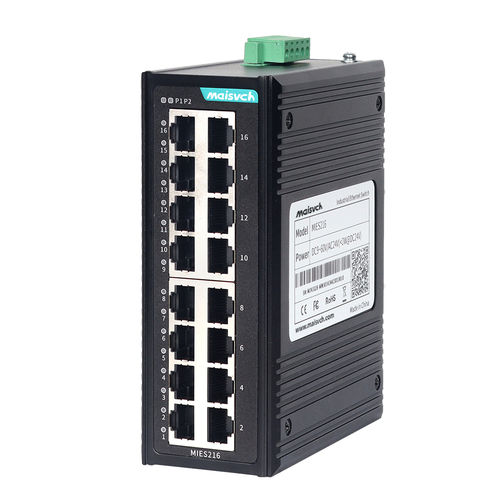 Switch Ethernet non gestibile - MIES216 - Maisvch - 5 porte / 10/100BaseT(X) / di livello 2