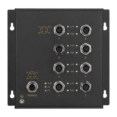 Switch Ethernet non gestibile - Admas2208P-M12-8TPoE - Maisvch - 8 porte / di livello 2 / gigabit