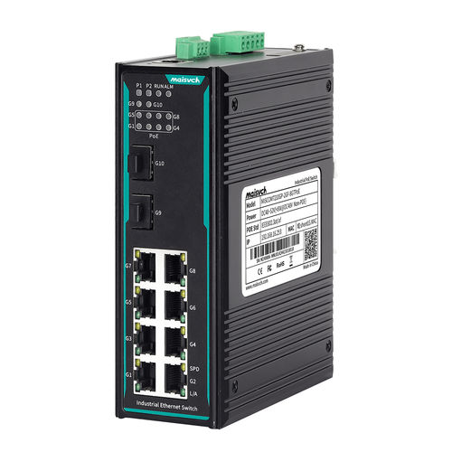 Switch Ethernet gestibile - MISCOM7210GP-2GF-8GTPOE - Maisvch - 10 porte / di livello 2 / gigabit