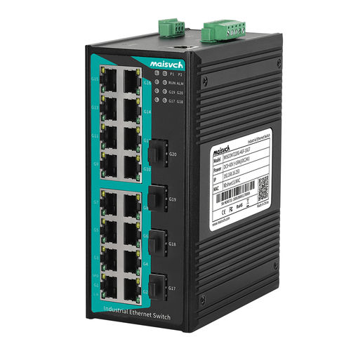 Switch Ethernet gestibile - MISCOM7220G-4GF-16GT - Maisvch - 20 porte / di livello 2 / gigabit