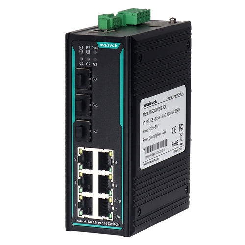 Switch Ethernet gestibile - MISCOM7209-3GF - Maisvch - 9 porte / di livello 2 / gigabit