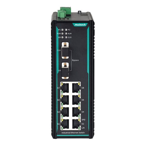 Switch Ethernet gestibile - MISCOM7210GBP-2GTS-8GT - Maisvch - 10 porte / di livello 2 / gigabit