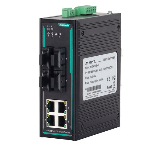 Switch Ethernet non gestibile - MIEN2208-4F series - Maisvch - 8 porte / di livello 2 / in fibra ottica