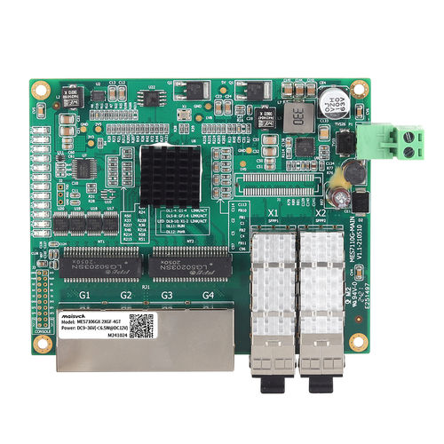Switch Ethernet gestibile - MES7106GX-2XGF-4GT - Maisvch - 6 porte / di livello 2 / embedded