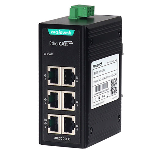Switch Ethernet non gestibile - MIES206EC - Maisvch - 6 porte / di livello 2 / su guida DIN