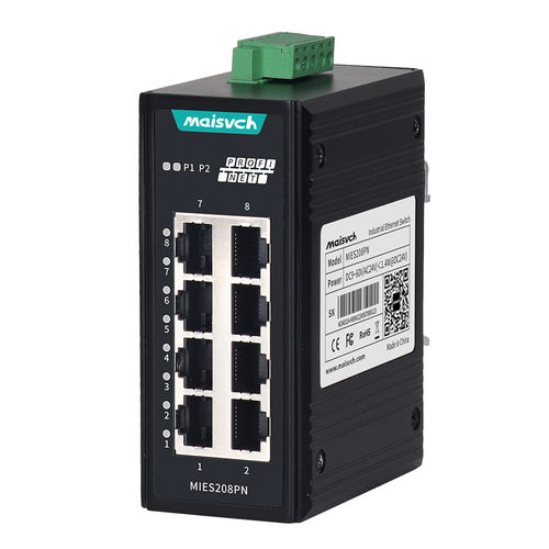 Switch Ethernet non gestibile - MIES208PN  - Maisvch - 8 porte / di livello 2 / ProfiNet