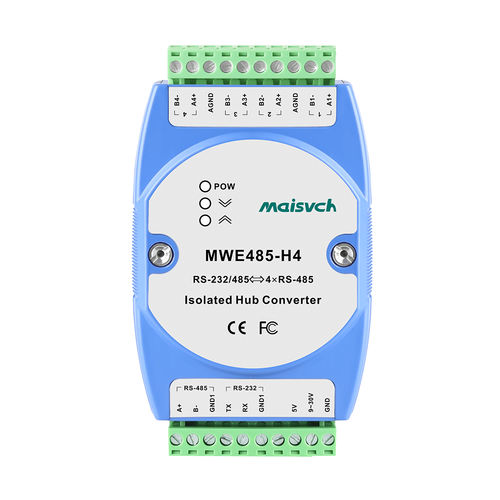 Convertitore serie - MWE485-H4 - Maisvch - RS-232 vers RS-485 / su guida DIN / industriale
