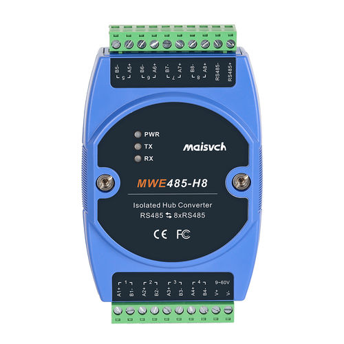 Convertitore RS-485 - MWE485-H8 - Maisvch - su guida DIN / industriale / isolato