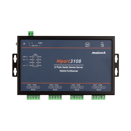 Device server RS232 - Mport3108-232 - Maisvch - Modbus TCP / Ethernet / RJ45