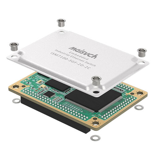 Modulo di commutazione Ethernet gestibile - ISM7100-3GF-2D-2C - Maisvch - 10 porte / di livello 2 / gigabit