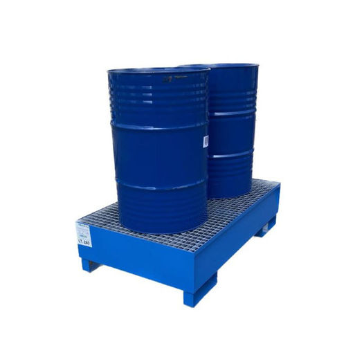 Vasca di raccolta per fusti - Soltec srl - 4 fusti / 2 fusti / in metallo verniciato