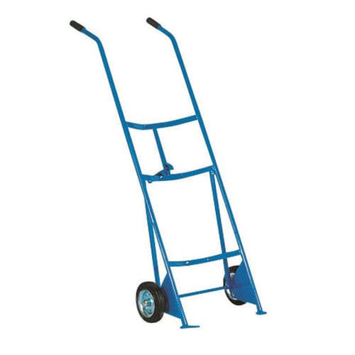 Carrello a mano per fusti - Soltec srl - per il trasporto / per movimentazione / in acciaio inossidabile