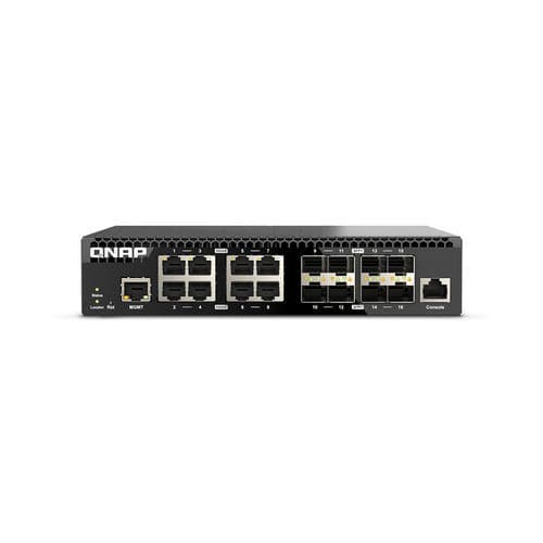 Switch Ethernet gestibile - QSW-M3216R-8S8T - QNAP - 5 porte / di livello 2 / 2,5 GbE