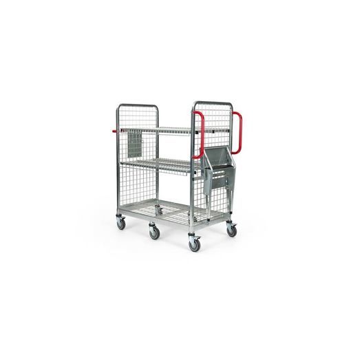 Carrello da trasporto - R20125 - Carttec - in acciaio inossidabile / 3 livelli / multiuso