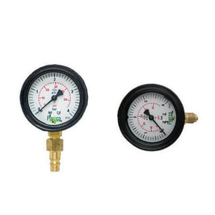 Manometro con quadrante - PG XX - Plugco - filettato / in ottone