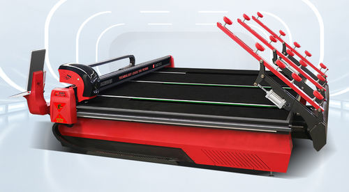 Macchina da taglio per vetro - TP-CNC-A series - Shandong Truetec Machinery Co., Ltd. - diamantata / di lastre / CNC