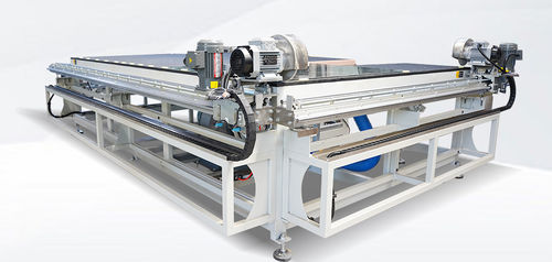 Tavolo di taglio con soppressione dei bordi - CMD03 - Shandong Truetec Machinery Co., Ltd. - per vetro